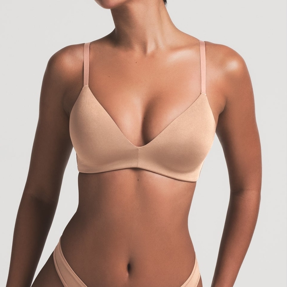 SKIMS WIRELESS FORM T-SHIRT DEMI BRA | SIENNA